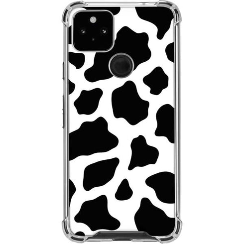 Cow Pattern Animal Print Google Pixel 5a 5G Clear Case